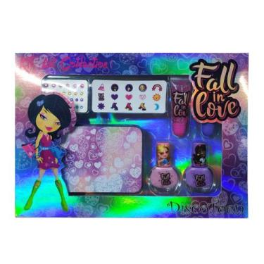 Imagem de Kit Infantil Maquiagem Esmaltes Brilho + Polvo Brinde - Discoteen