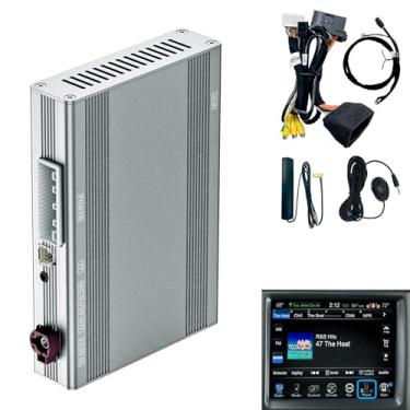 Imagem de Caixa de interface Linux para Jeep Cherokee RAM sem fio CarPlay Android Auto Fit para atualização de rádio do carro original navegação GPS, kit de decodificador de retrofit