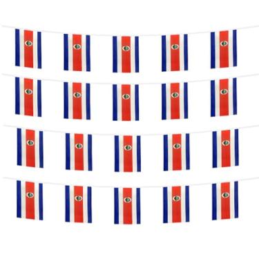 Imagem de FFILL 20 pés 20 bandeiras bandeira das Américas do Norte e do Sul, mini bandeira pequena bandeira, para festas, lojas e bares, decorações ao ar livre - bandeiras nacionais temáticas da América do Sul