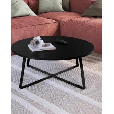 Imagem de Mesa De Centro Redonda Em Aço 80cm - Universe