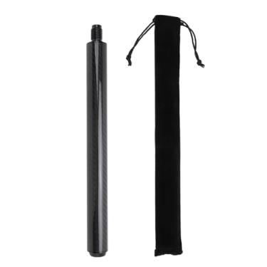 Imagem de 12in Pool Cue Extensão Fibra De Carbono Leve Bilhar Pool Stick Extensão para Cuetec Bilhar Cue