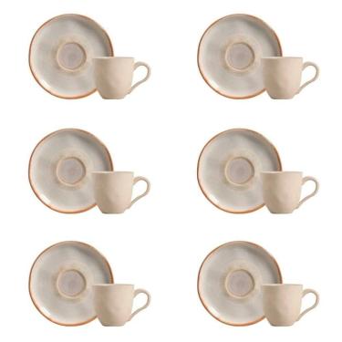 Imagem de Conjunto De Xícara De Cafezinho Com Pires 06 Peças Bio Tempus Porto