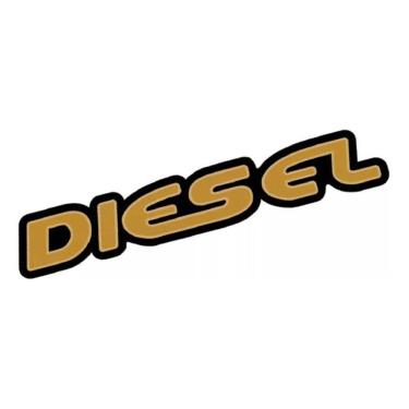 Imagem de Emblema Adesivo Diesel Blazer S10 Ouro Resinado Bar021