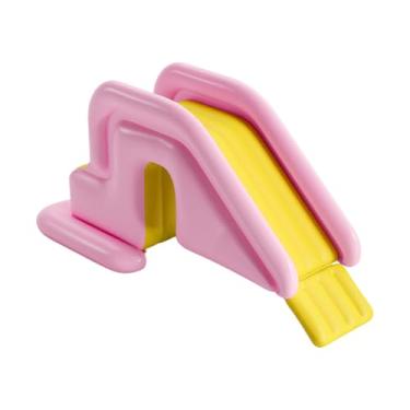 Imagem de WeiLaiKeQi Toboágua inflável resistente para crianças, profissional, fácil de montar, PVC, acessórios práticos, resistente para quintal interno, Rosa