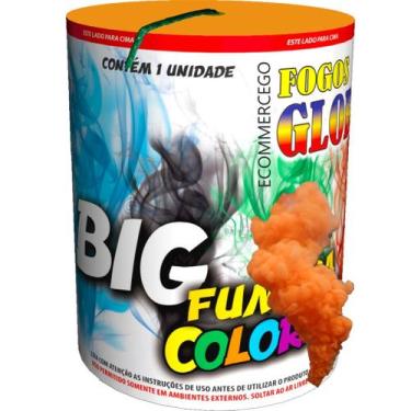 Imagem de Fumaça Colorida Latão Cor 9 Cores disponíveis 75 Mm Big - Globo, LARAN