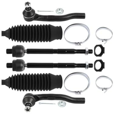 Imagem de SCITOO Kit de suspensão dianteira de 6 peças extremidade externa interna com substituição de bota para Honda Fit 2009-2013