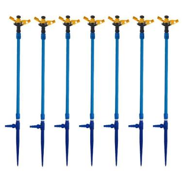 Imagem de 5 Aspersor Mini Agrícola Haste 96cm irrigação Jardim horta - Amanco, A