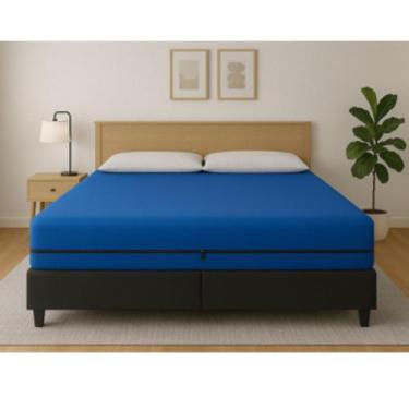 Imagem de Capa Para Colchão Casal Impermeável Hospitalar Com Ziper grande - LeoC