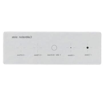 Imagem de Eujgoov Régua de Calibração de Medição do Microscópio Ferramenta de Análise Microscópica Precisa para Usuários Profissionais Sio2