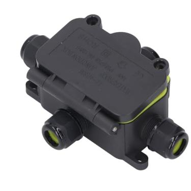 Imagem de YWBL-WH Caixa/capa de Netzkord Elétrico Ao Ar Livre, Caixa de Cabo IP68 Water Proof 4 -ways, para Luzes de Tunneal de LED, Iluminação Paisagem de Rua, 40 ℃ 105 ℃, Preto