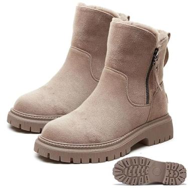 Imagem de Bota Feminina Forrada Cano Curto Nº 34, 35, 36,37,38,39,40 | Macia, Quentinha e Confortável com Zíper | Ideal Inverno