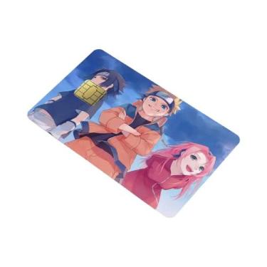 Imagem de Haruno Sakura 4pcs Adesivos De Pele De Cartão De PVC Para Banco Ônibus