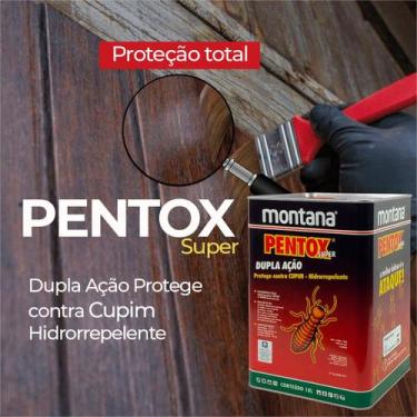 Imagem de Cupinicida Pentox Incolor e Marrom 18 Litros Montana, Marrom