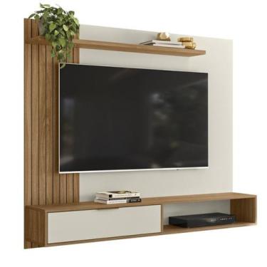 Imagem de Painel Suspenso Para TV 65 Polegadas 5450 Nature Off White PLLA - Pete