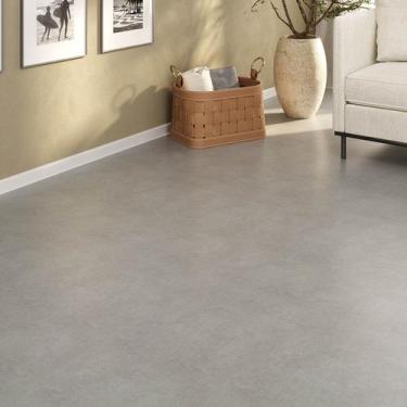Imagem de Piso Vinílico Em Manta PVC 0,7mm Liso Fosco 38m² - Unix Tapetes, Cinza