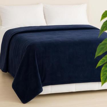 Imagem de Cobertores Casal Mantinha Coberta de Luxo Microfibra - Sulamita, Azul 