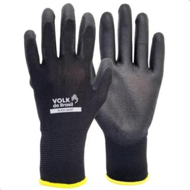 Imagem de Luva Epi Ca Segurança Multi Tato Tricotada Pu Antiestatica M - Volk