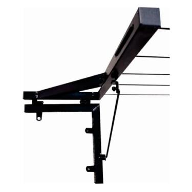 Imagem de Varal Retrátil de Parede 5 Cordas, Compacto e Resistente - Preto