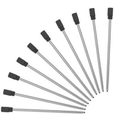 Imagem de RANBOS Recarga de caneta multifuncional 4 em 1 com quatro cores, refil de caneta esferográfica preta/vermelha/azul, ótimo presente para amigos, entes queridos (refil preto)