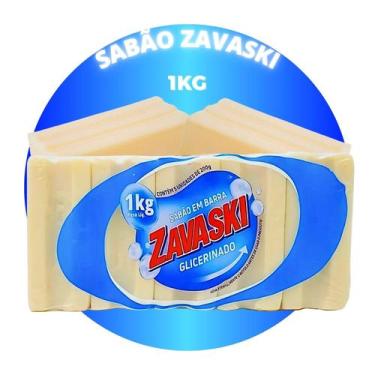 Imagem de Sabao Embarra Lavar Louça Neutro Zavaski Limpeza Multiuso Glicerinado 