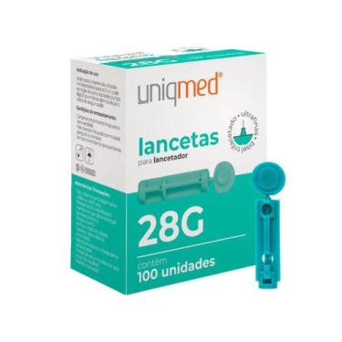 Imagem de Lancetas Para Lancetador 28G Cx 100Un Uniqmed