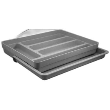 Imagem de Organizador Gavetas Talheres Extensor Porta Facas Logic Kit