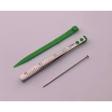 Imagem de Peças de reposição para palito de dente Victorinox + pinças + pino para canivete suíço pequeno de 58 mm (verde)