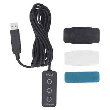 Imagem de Fockety Teclado Macro Programável, Teclado USB Personalizado Com Design de Braille para Montagem Magnética Com Deficiência Visual, Cabo 2M, Compatível Com o (HK33 3 posições -chave)