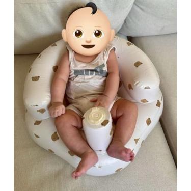 Imagem de Cadeira para Bebê Inflável, Poltrona Infantil Para Aprender A Sentar, Sofá Inflável