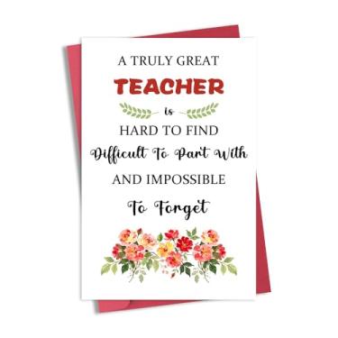 Imagem de Vale-presente de agradecimento do professor para professores cartões de agradecimento com envelopes para educador mentor agradecimento presentes de aposentadoria para mulheres homens professores