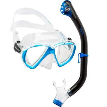 Imagem de Kit de Mergulho Máscara+Respirador Cressi Ranger + Orion Dry, Transpar