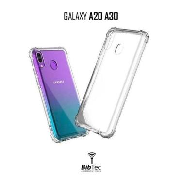 Imagem de Capinha Transparente Samsung Galaxy A20 / A30 TPU Anti Impacto Bordas 