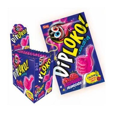 Imagem de Pirulito Ideal para Aniversários Display com 15 Un Framboesa - Danilla