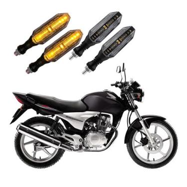 Imagem de Kit 4 Setas P26 Honda CG 150 Sport 2005 2006 2007 2008 2009 2010 2011 