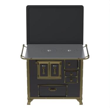 Imagem de Fogão a Lenha Venax Gii N2 Renaissance Preto Saida Esquerda 32349