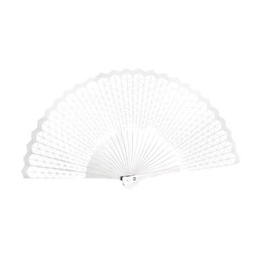 Imagem de Vaveren Ventilador portátil de metal Fácil de transportar Design simples Design oco versátil Ventilador dobrável compacto para desempenho ao ar livre