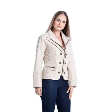 Imagem de Jaqueta de Couro UB Marfim - Parra Couros, M