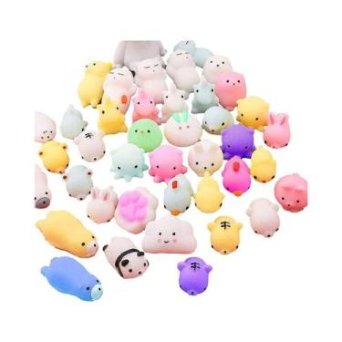 Imagem de Kit de brinquedos Squishy Squeeze Toy Fidget 50 unidades Mini Mochi - 