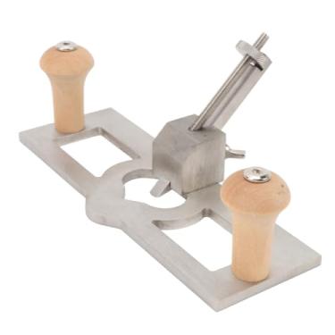 Imagem de TOPINCN Ferramenta de Barbear Madeira de Aço Inoxidável Com Profundidade Ajustável Plaina de Madeira Manual Router Plane Ferramenta Portátil para Trabalhar Plaina Manual de Alta
