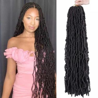 Imagem de Crochet Hair Mytarku Soft Locs, 30 polegadas, 7 pacotes para mulheres 