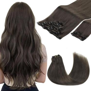 Imagem de Extensões de cabelo GOO GOO Clip em cabelo humano real 14 polegadas 15