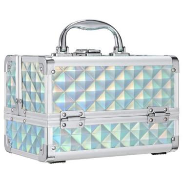 Imagem de Estojo de maquiagem FRENESSA Portable Organizer com espelho e fechadur