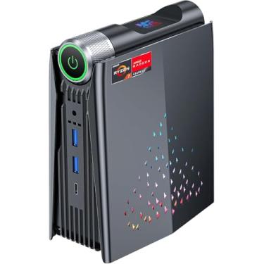 Imagem de ACEMAGICIAN [Mini Pc Para Jogos Ryzen Mini Pc, Amd Ryzen 7 Pro 5875U (Até 4,5 Ghz) 32 Gb Ddr4 512 Gb Nvme Ssd Mini Computador De Mesa, Mini Computadores [Wifi6/Bt5.2] [Luzes 4K Uhd/Rgb/3 Micro Pcs