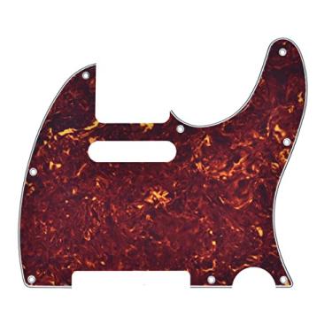 Imagem de KAISH Placa de raspar guitarra Tele de 8 furos serve nos EUA/Mexican Fender Telecaster vintage tartaruga