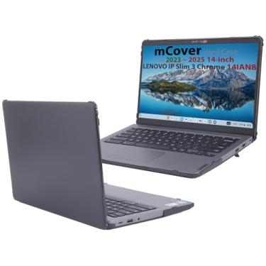 Imagem de mCover Capa compatível apenas com laptops Chromebook Lenovo IP Slim 3 Chrome 14IAN8 2023-2025 de 14 polegadas (não serve para outros modelos Lenovo) (preto)