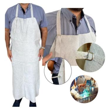 Imagem de 2X Avental Raspa Sem Manga Sem Emenda Couro 1,2M Epi Com Ca