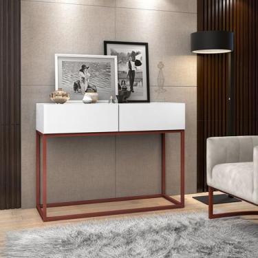 Imagem de Bancada Buffet Pequeno Eros 90cm Corredor Hall De Entrada Decoração Ba