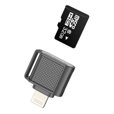 Imagem de Leitor de cartão micro SD para iPhone 14 13 para Apple adaptador Lightning para câmera digital TF acessório de telefone cartão de memória transferência fotografia para iPad cabo conversor flash drive