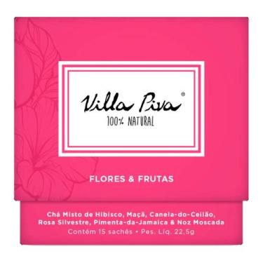 Imagem de Chá misto flores e frutas villa piva sachê 22,5g