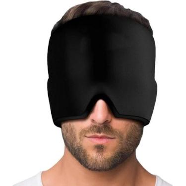 Imagem de Super Touca Máscara Alívio Enxaqueca Dor Cabeça Gel Térmica - Sweet Ho